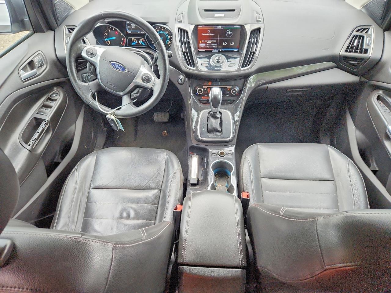 2014 Ford Escape Titanium Серый vin: 1FMCU0J93EUA39756