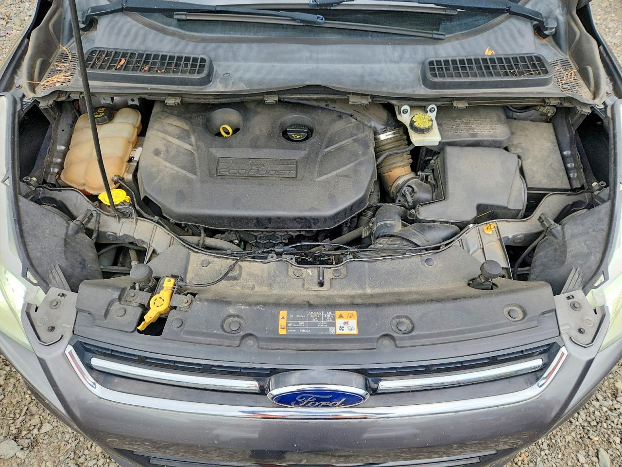 2014 Ford Escape Titanium Серый vin: 1FMCU0J93EUA39756