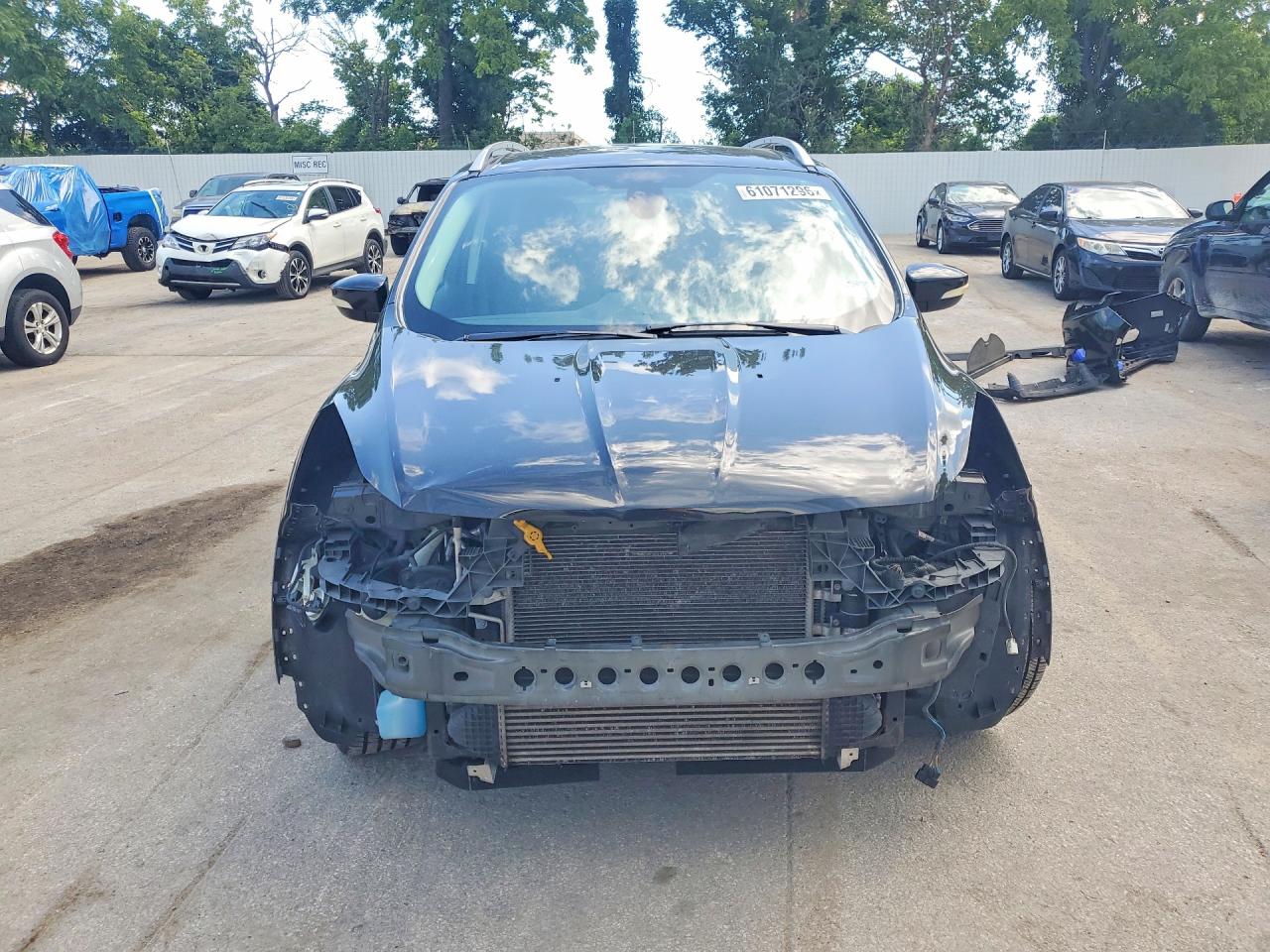 2014 Ford Escape Titanium Черный vin: 1FMCU0J93EUB14519