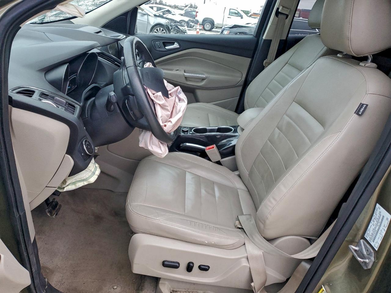 2014 Ford Escape Titanium Green vin: 1FMCU0J93EUB19798