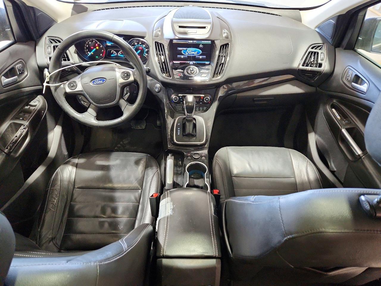 2014 Ford Escape Titanium Черный vin: 1FMCU0J93EUB38013