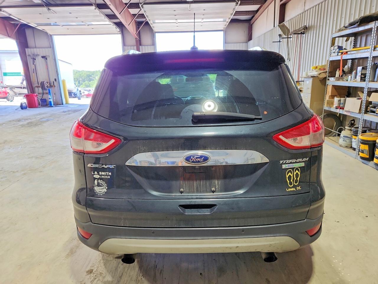 2014 Ford Escape Titanium Черный vin: 1FMCU0J93EUB38013