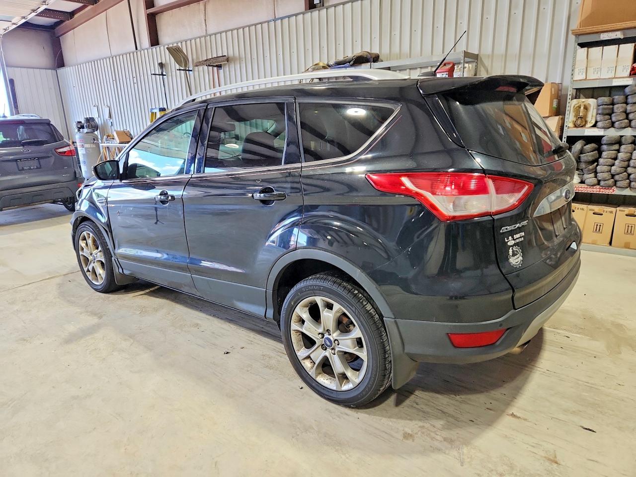 2014 Ford Escape Titanium Черный vin: 1FMCU0J93EUB38013