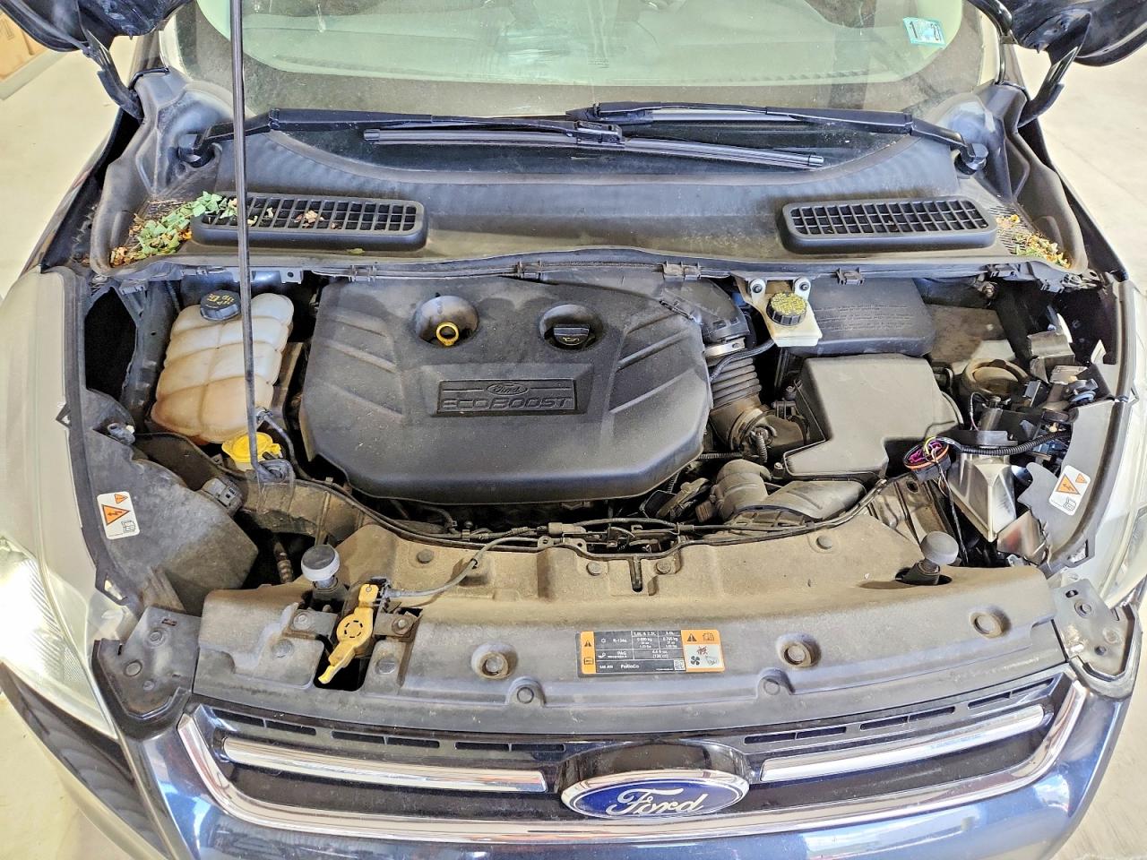 2014 Ford Escape Titanium Черный vin: 1FMCU0J93EUB38013