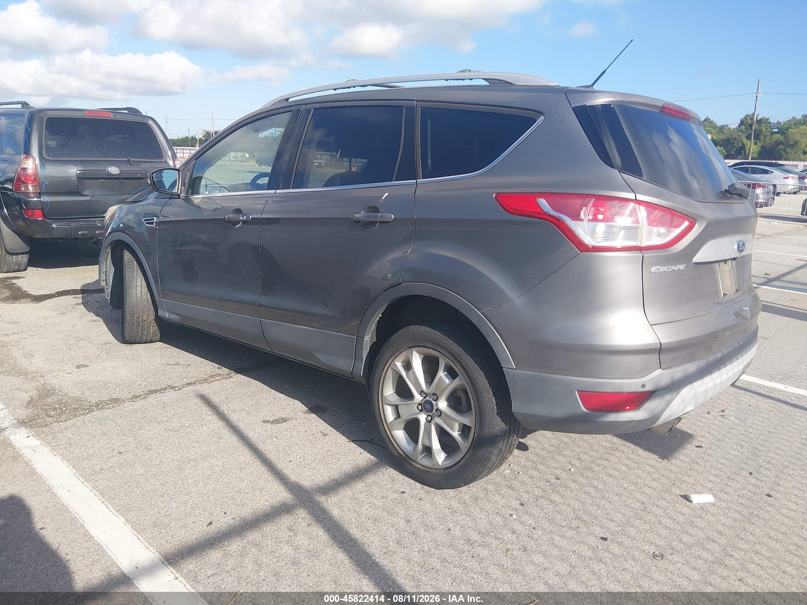 2014 Ford Escape Titanium Gray vin: 1FMCU0J93EUB39386