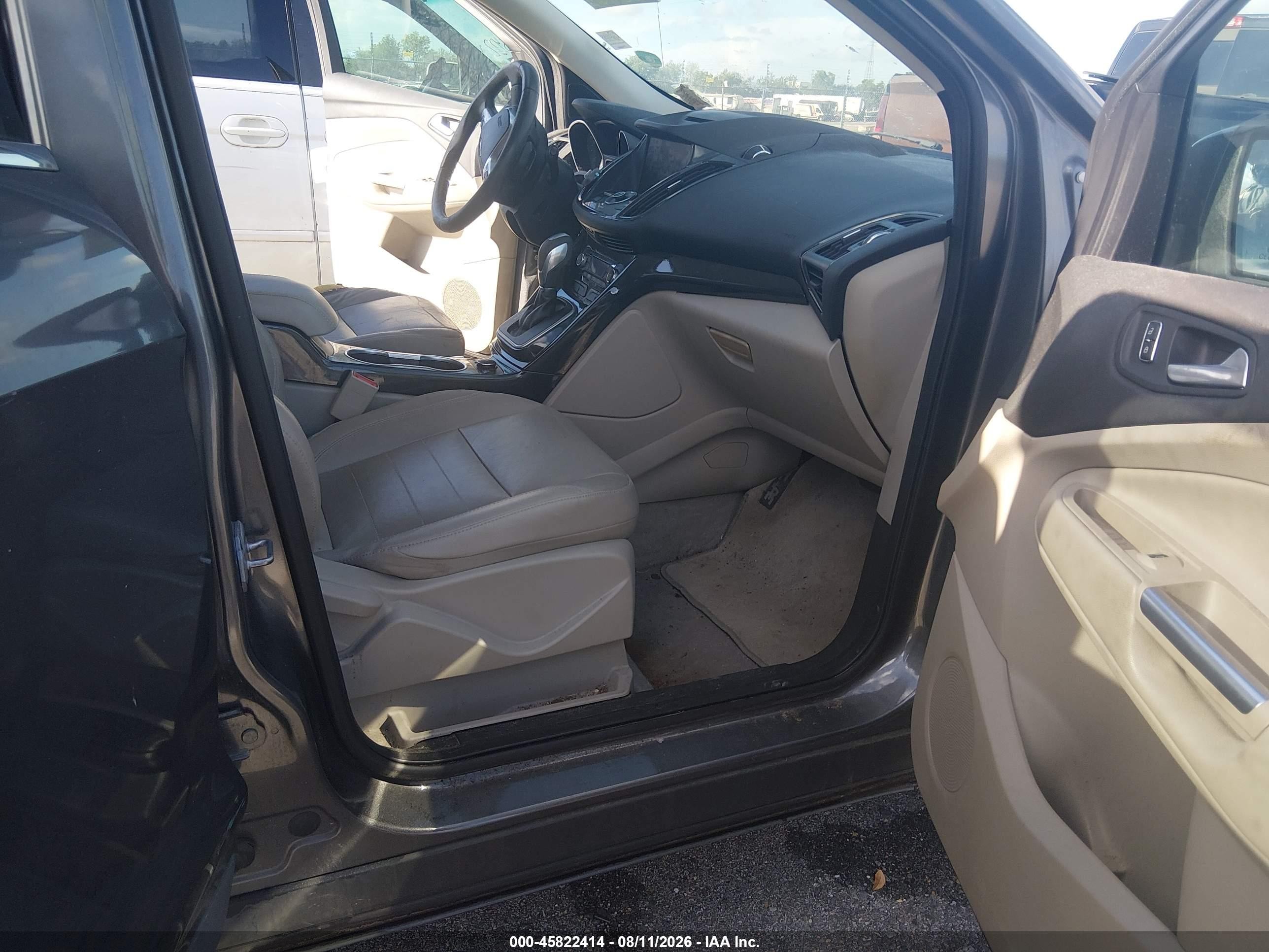 2014 Ford Escape Titanium Gray vin: 1FMCU0J93EUB39386