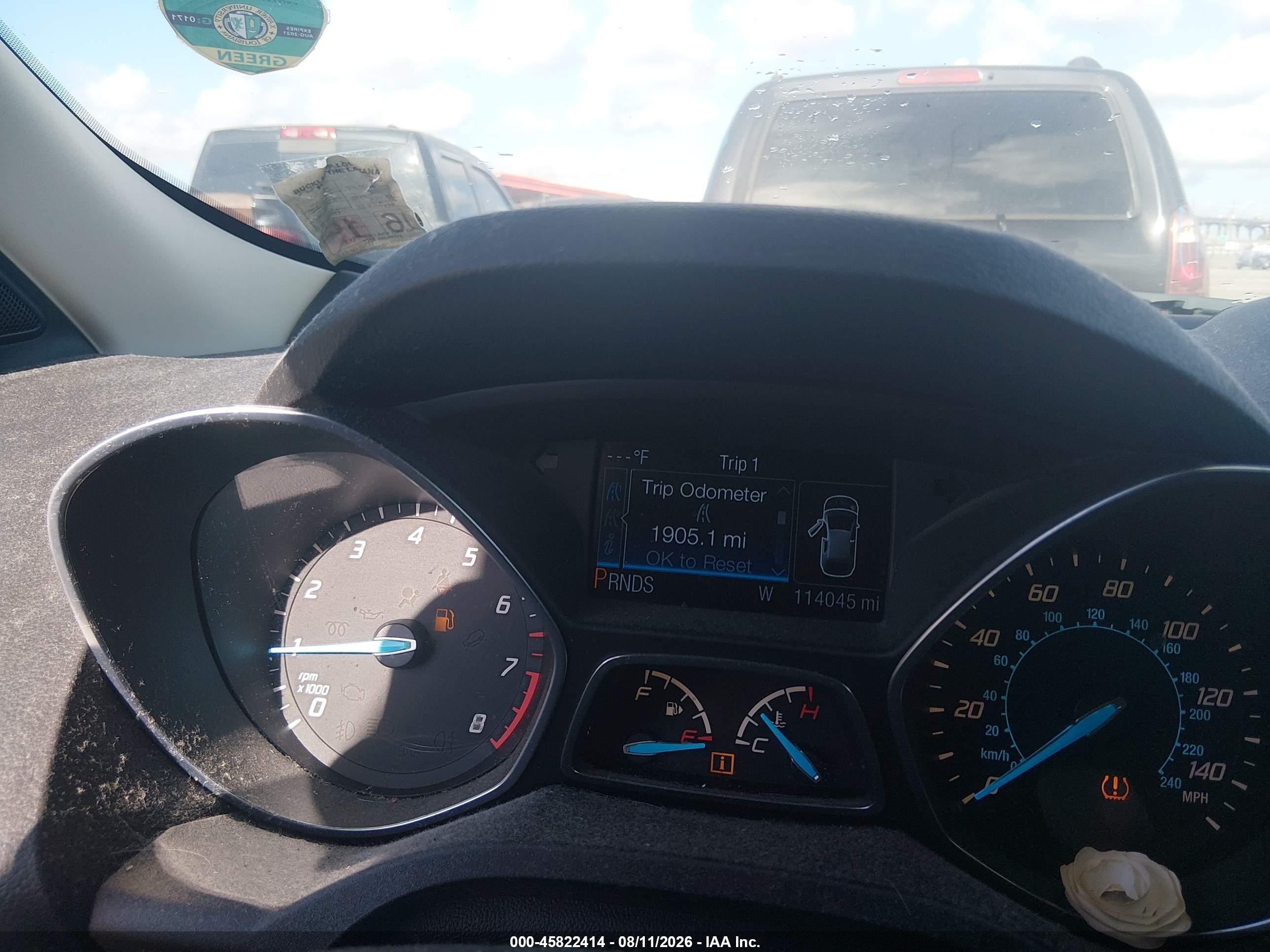 2014 Ford Escape Titanium Gray vin: 1FMCU0J93EUB39386