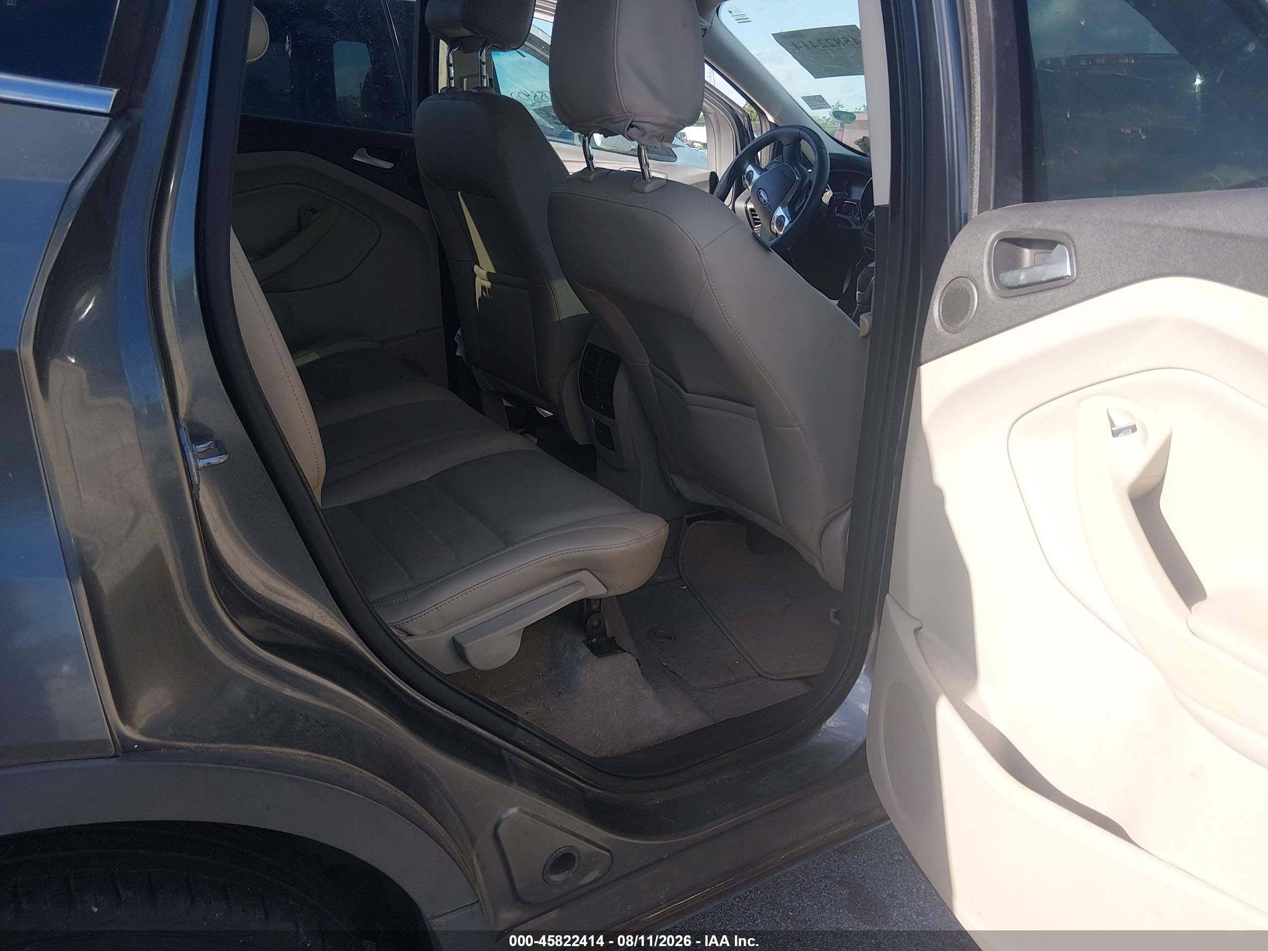 2014 Ford Escape Titanium Gray vin: 1FMCU0J93EUB39386