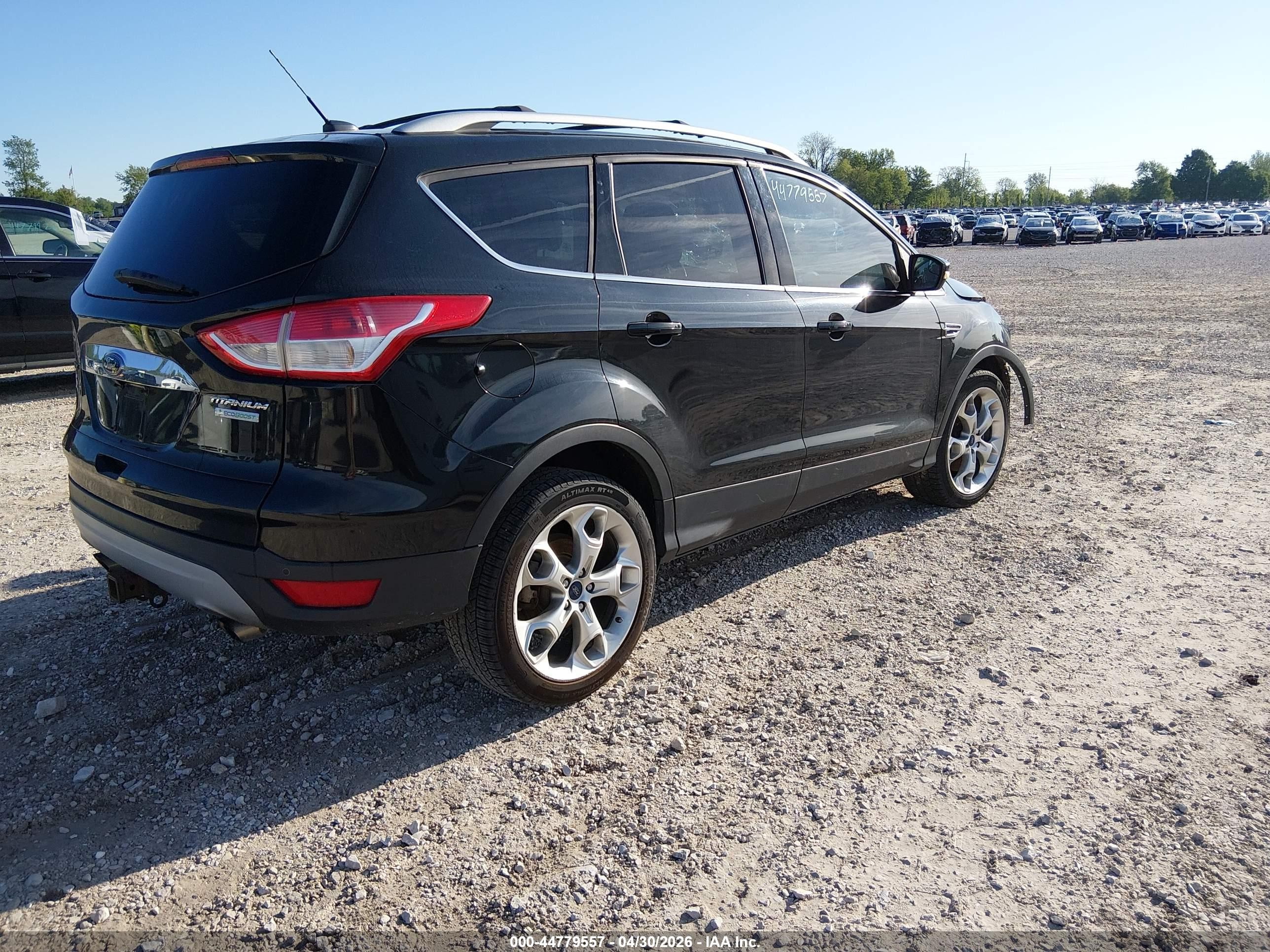 2014 Ford Escape Titanium Black vin: 1FMCU0J93EUB62568