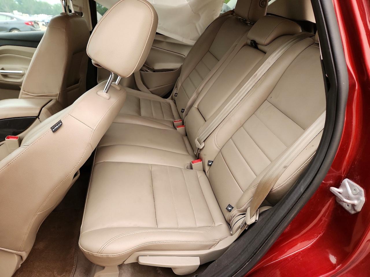2014 Ford Escape Titanium Red vin: 1FMCU0J93EUB96705