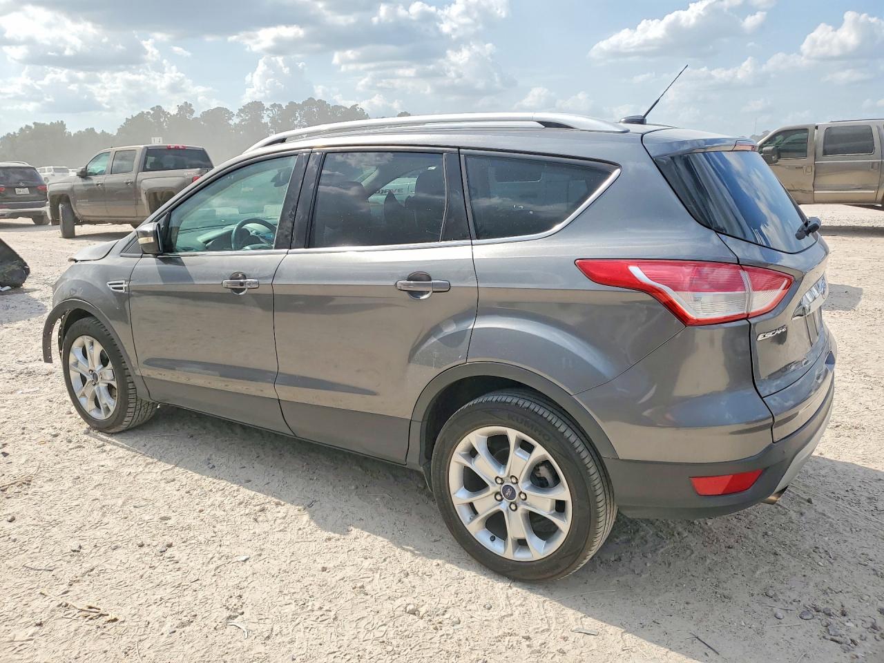2014 Ford Escape Titanium Gray vin: 1FMCU0J93EUD06278