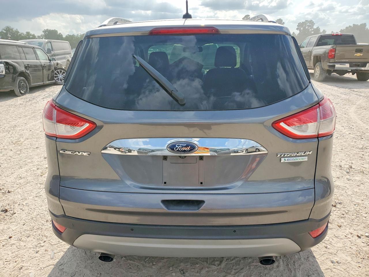 2014 Ford Escape Titanium Gray vin: 1FMCU0J93EUD06278