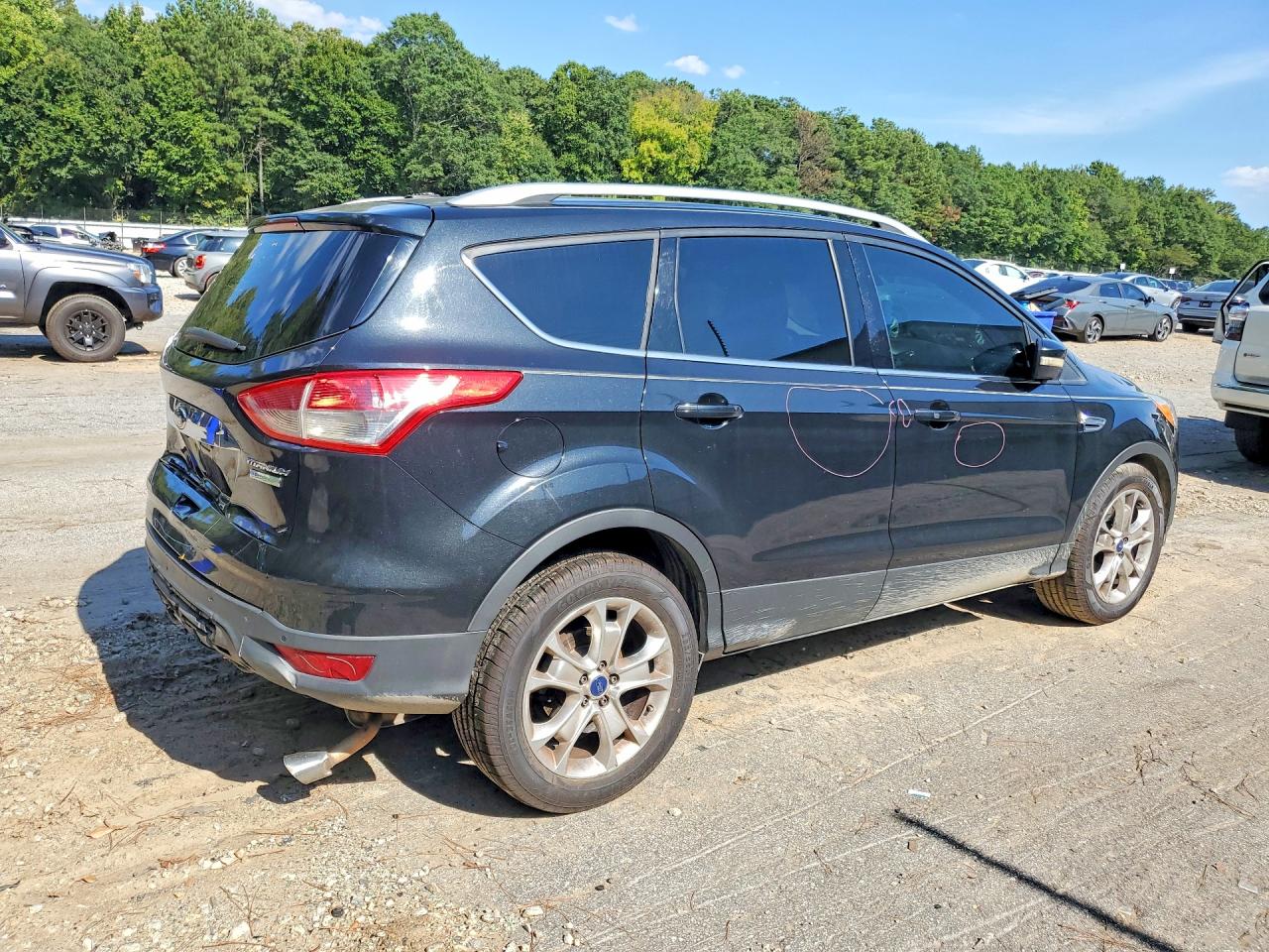 2014 Ford Escape Titanium Black vin: 1FMCU0J93EUD50149