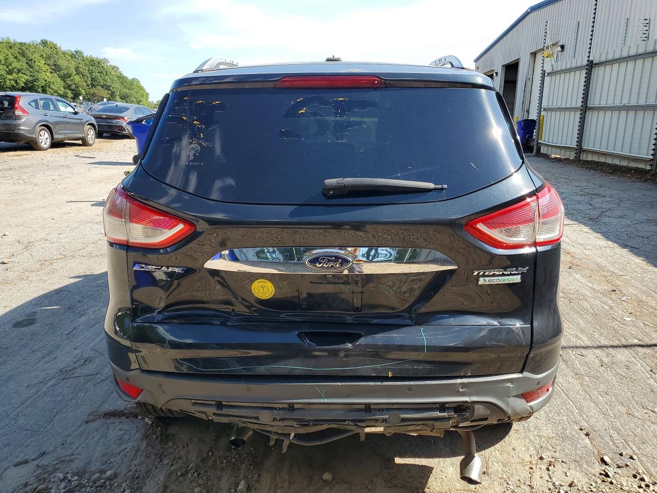 2014 Ford Escape Titanium Black vin: 1FMCU0J93EUD50149