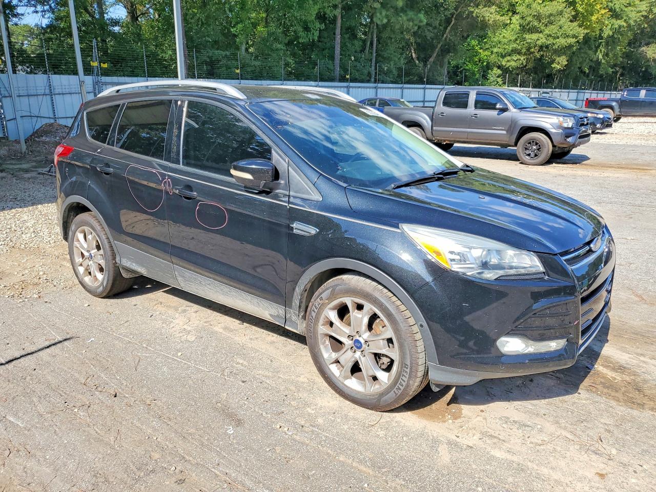 2014 Ford Escape Titanium Black vin: 1FMCU0J93EUD50149