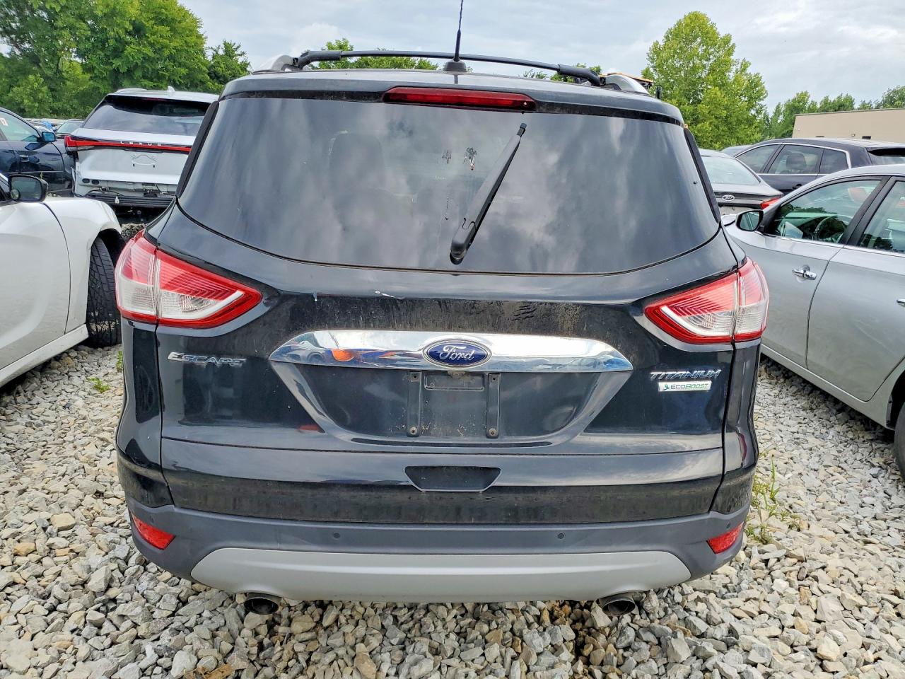 2015 Ford Escape Titanium Black vin: 1FMCU0J93FUA50483