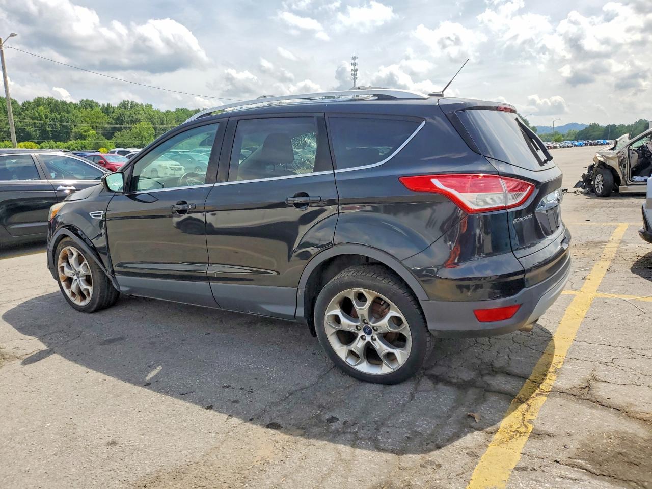 2015 Ford Escape Titanium Black vin: 1FMCU0J93FUA50483
