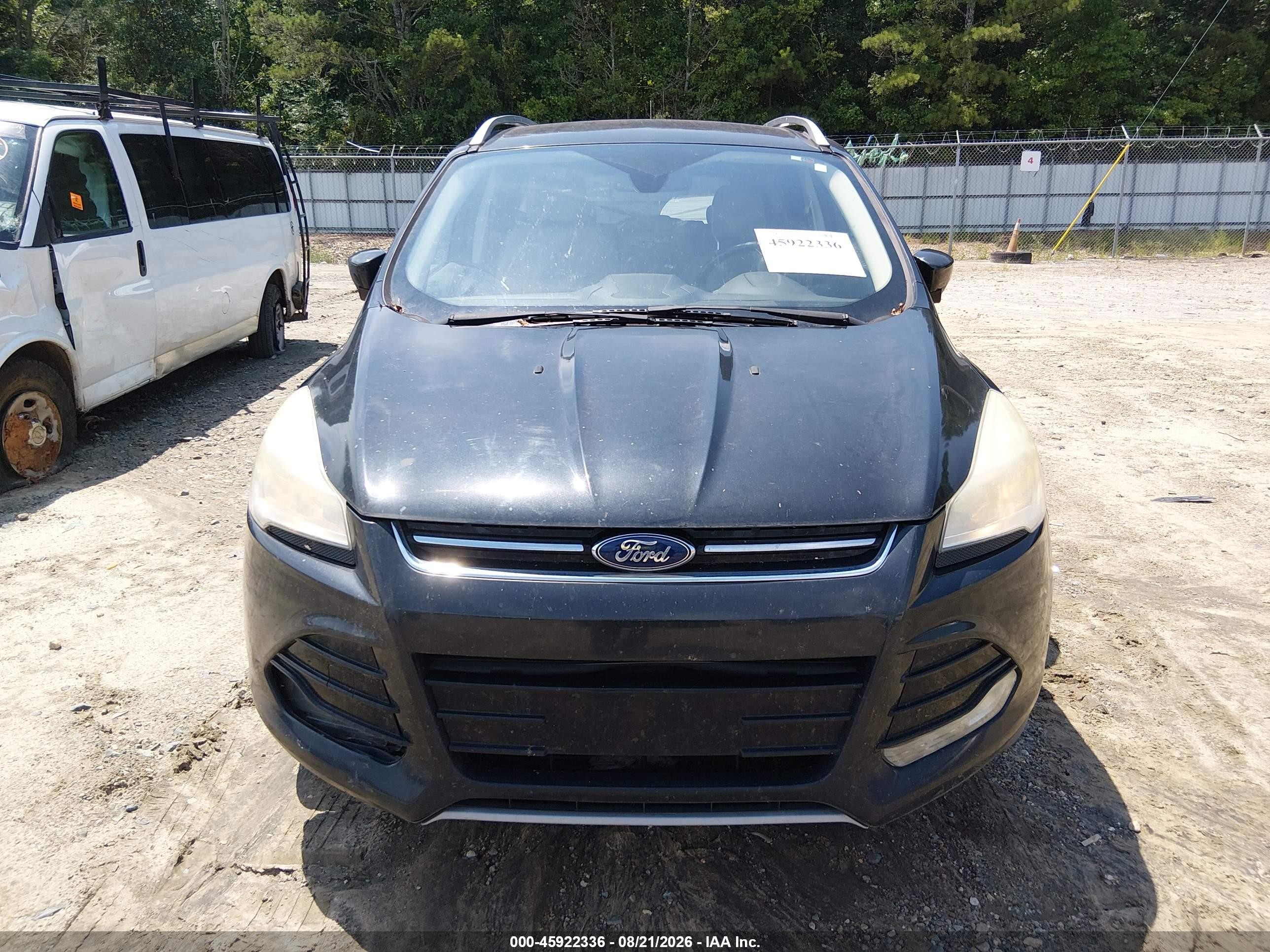 2015 Ford Escape Titanium Черный vin: 1FMCU0J93FUA68661