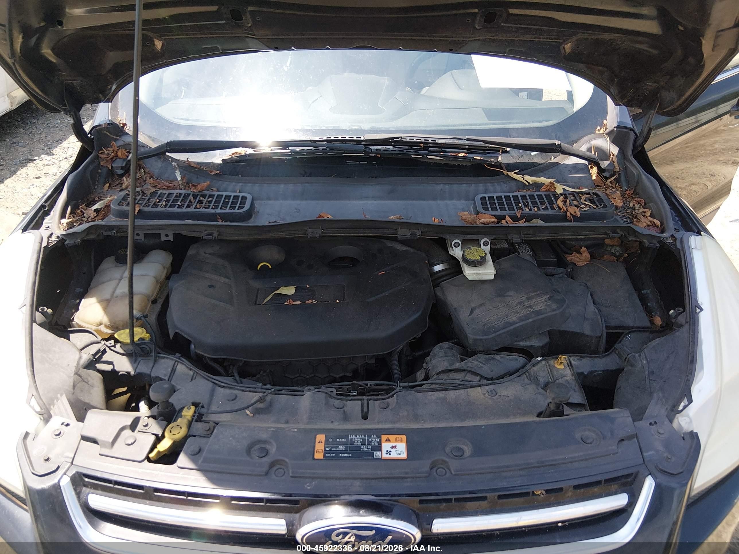 2015 Ford Escape Titanium Черный vin: 1FMCU0J93FUA68661