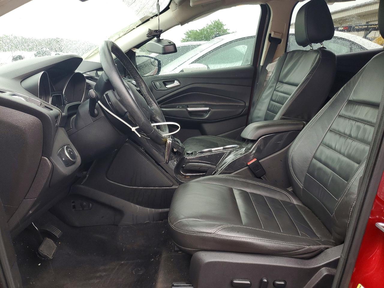 2015 Ford Escape Titanium Red vin: 1FMCU0J93FUB47327