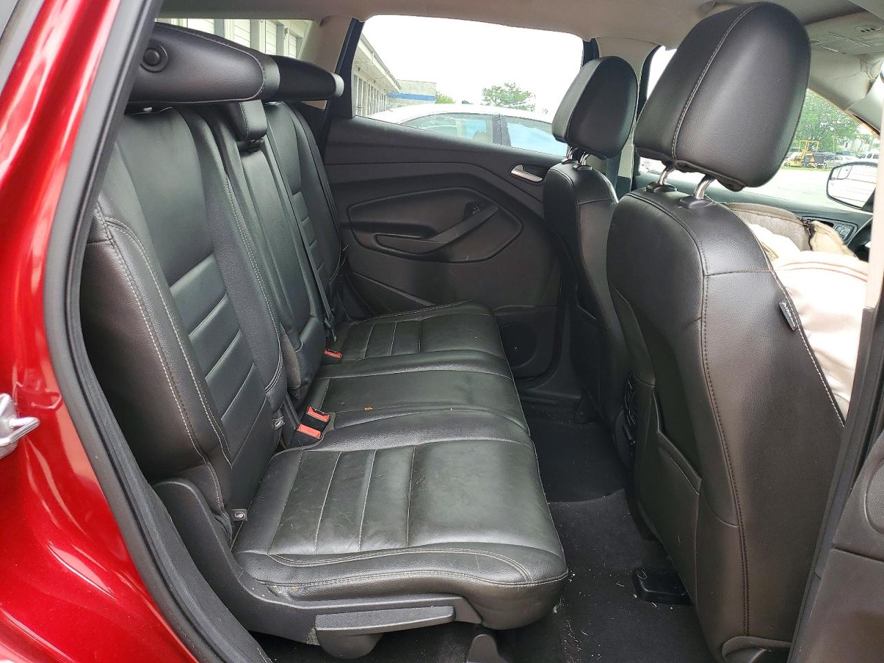 2015 Ford Escape Titanium Red vin: 1FMCU0J93FUB47327