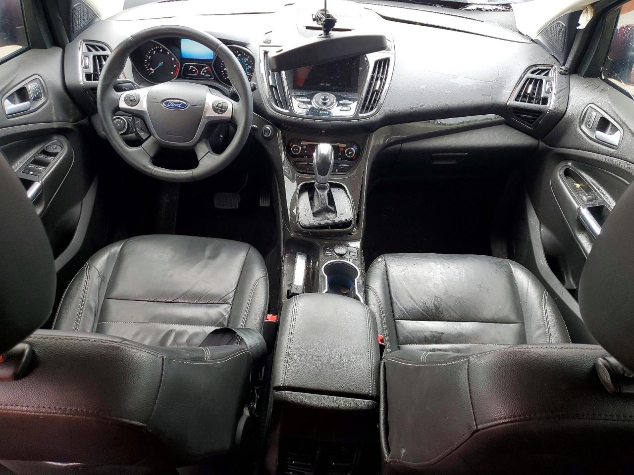 2015 Ford Escape Titanium Red vin: 1FMCU0J93FUB47327