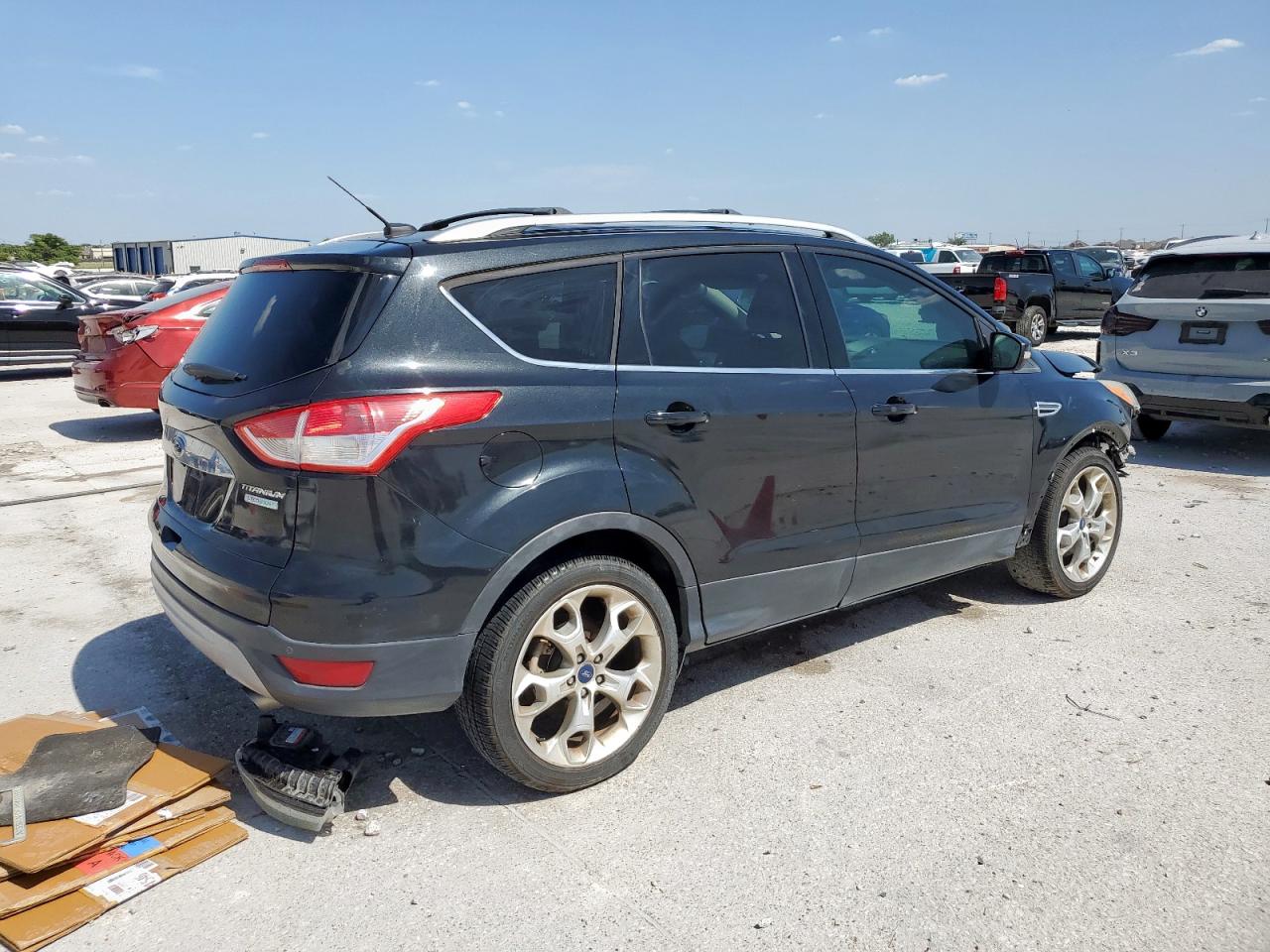 2015 Ford Escape Titanium Black vin: 1FMCU0J93FUB48350