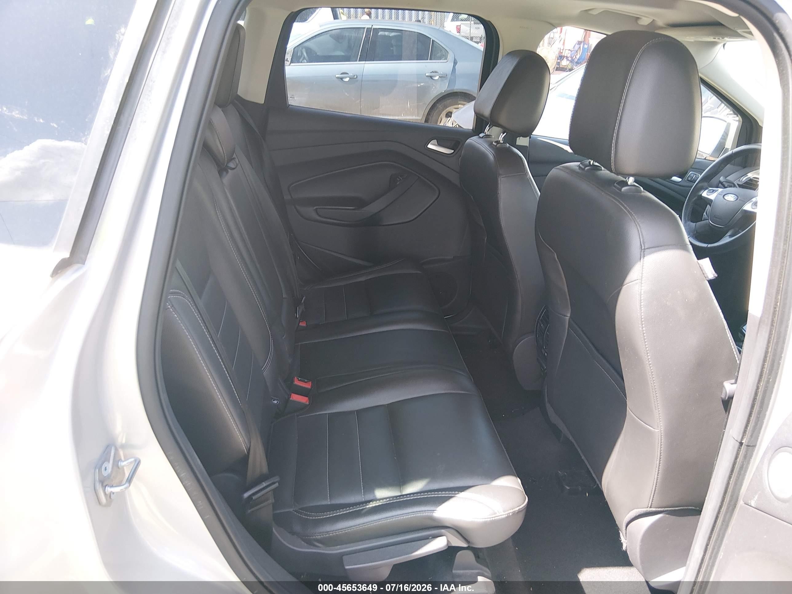 2015 Ford Escape Titanium Silver vin: 1FMCU0J93FUC76457