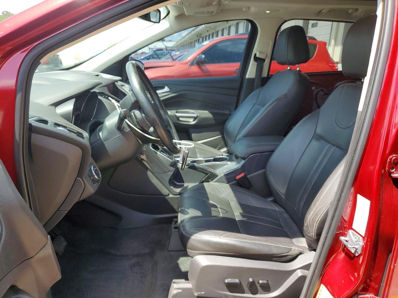 2013 Ford Escape Titanium Red vin: 1FMCU0J94DUA84980