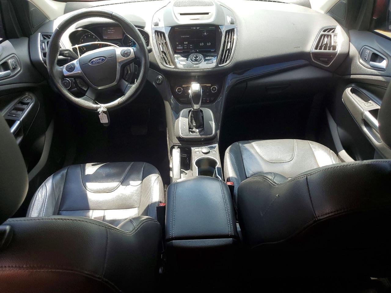 2013 Ford Escape Titanium Red vin: 1FMCU0J94DUA84980