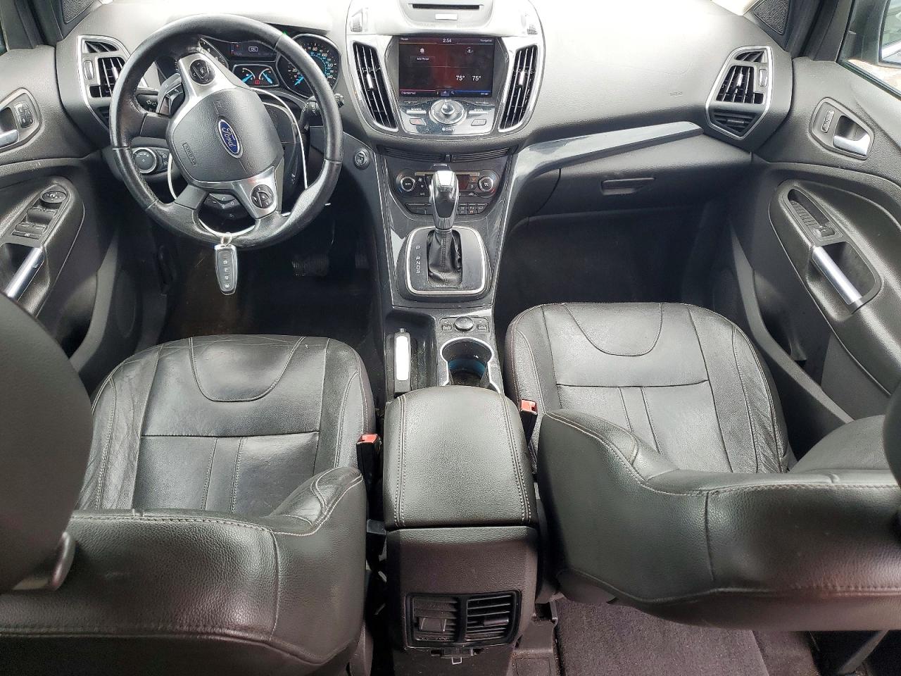 2013 Ford Escape Titanium Черный vin: 1FMCU0J94DUB15046