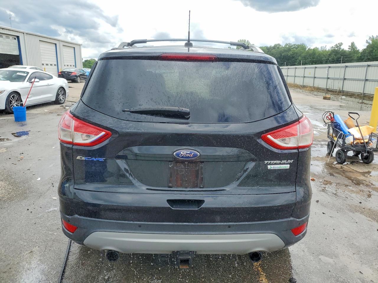 2013 Ford Escape Titanium Черный vin: 1FMCU0J94DUB15046