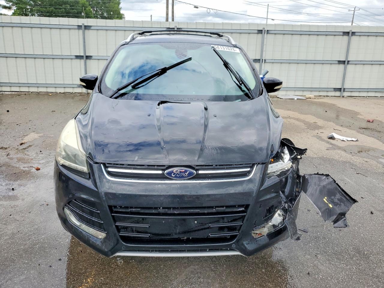 2013 Ford Escape Titanium Черный vin: 1FMCU0J94DUB15046