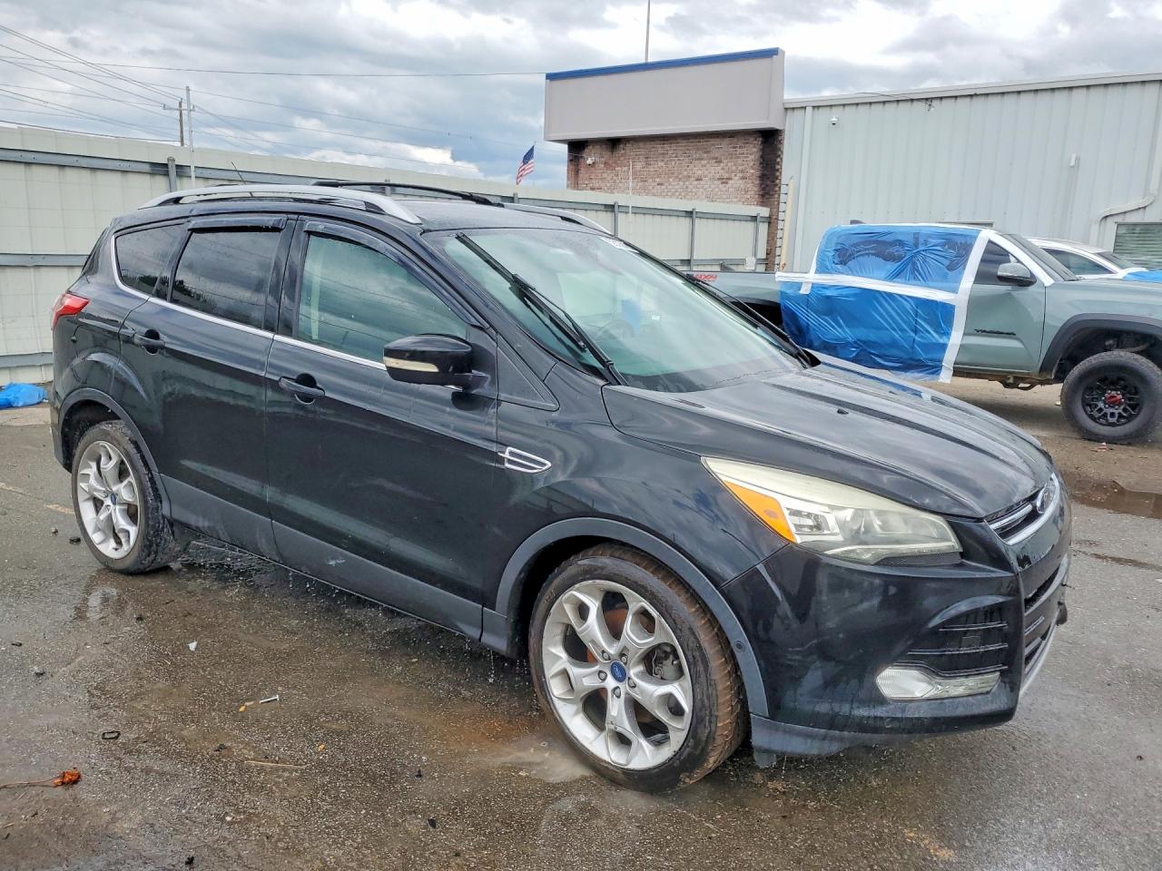 2013 Ford Escape Titanium Черный vin: 1FMCU0J94DUB15046