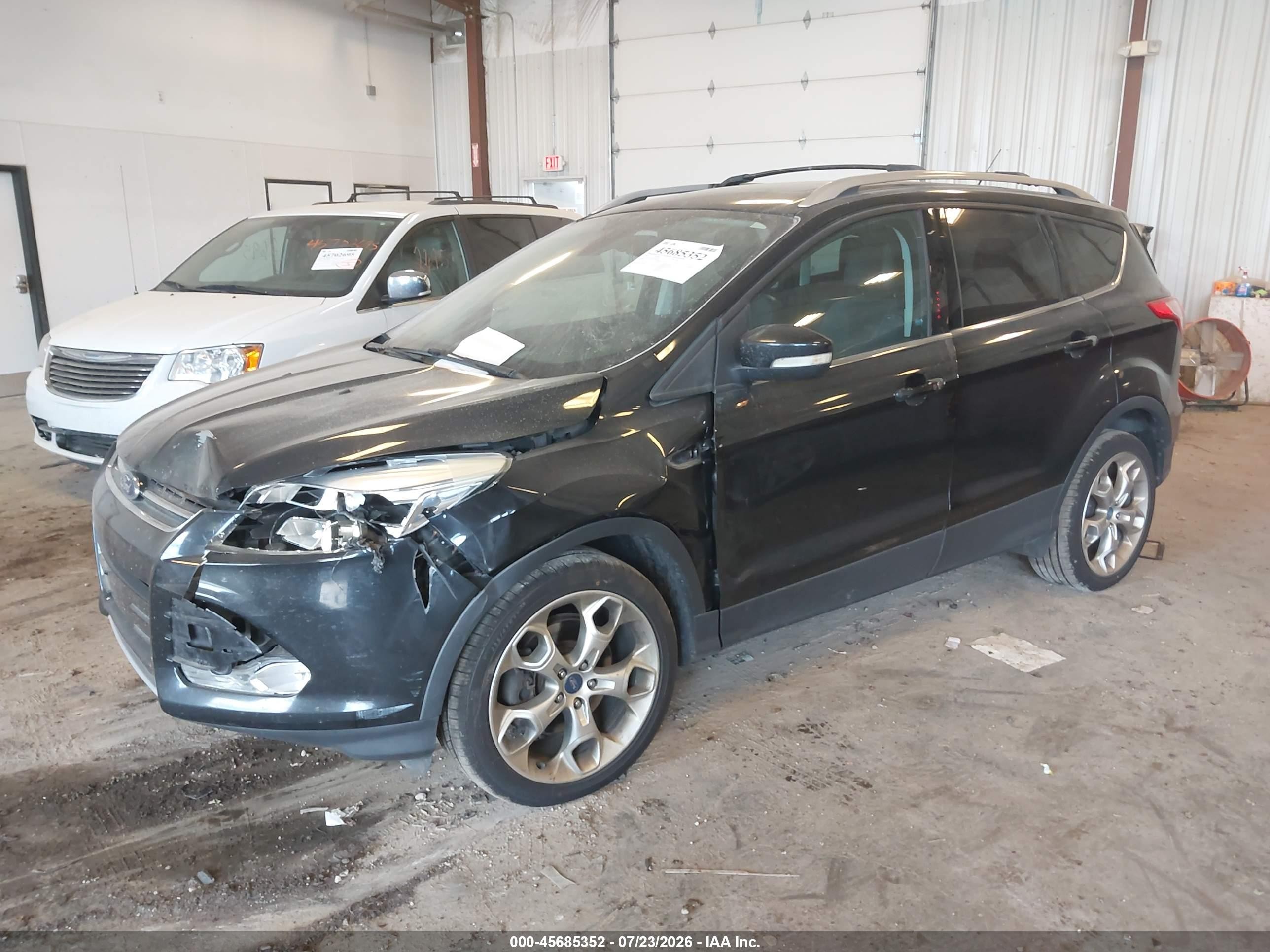 2013 Ford Escape Titanium Black vin: 1FMCU0J94DUB45549