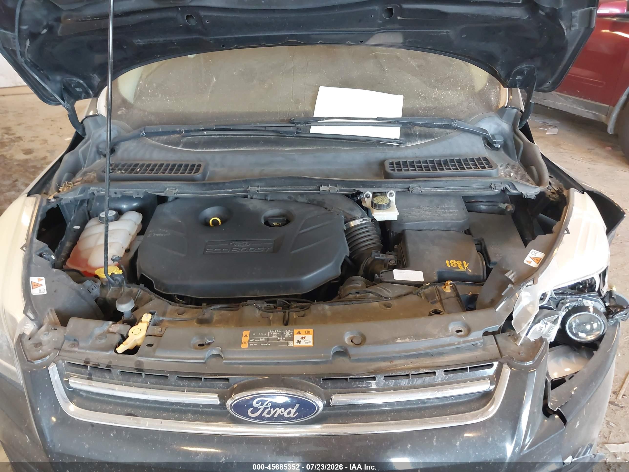 2013 Ford Escape Titanium Black vin: 1FMCU0J94DUB45549