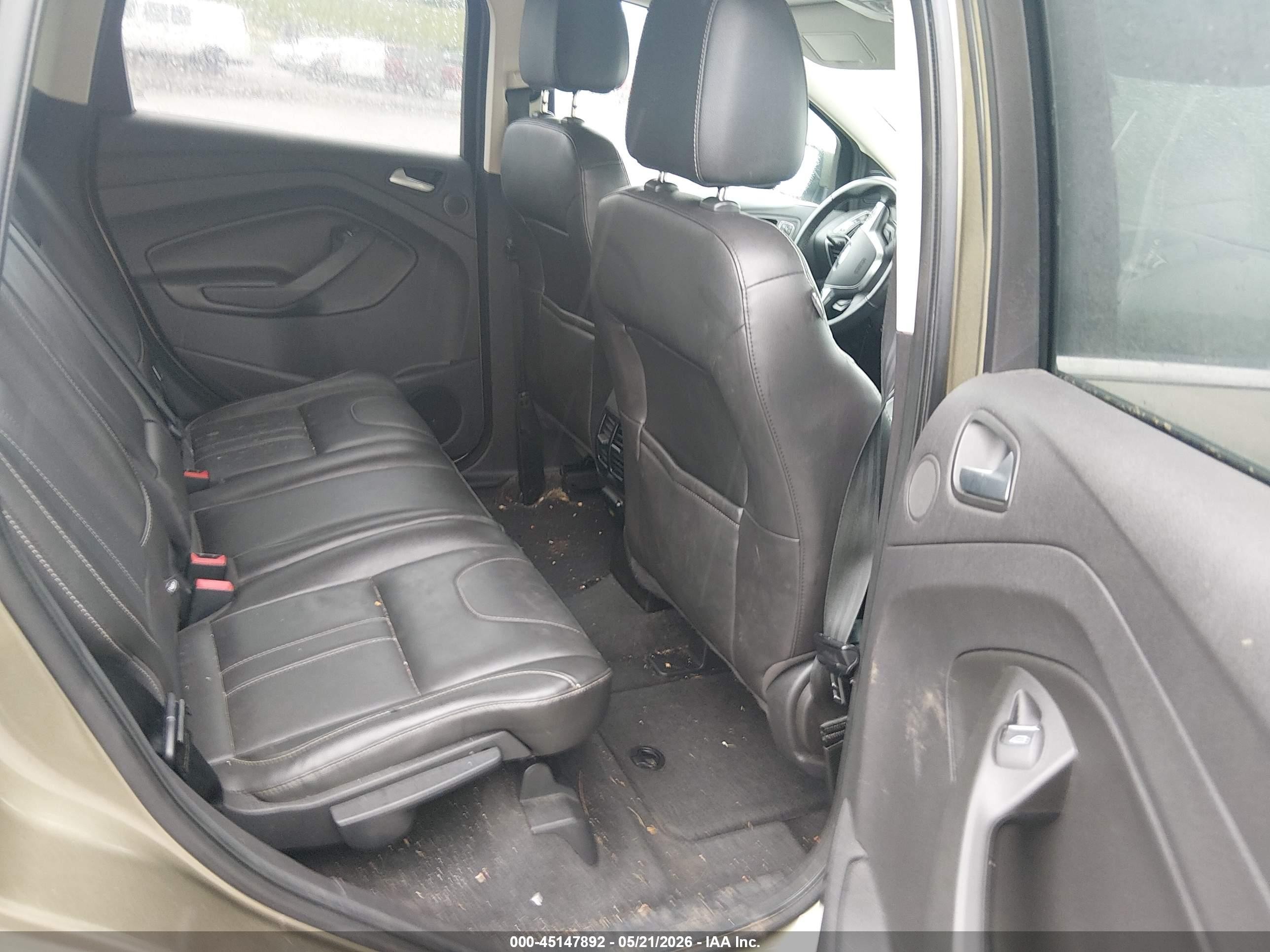 2013 Ford Escape Titanium Green vin: 1FMCU0J94DUC02154