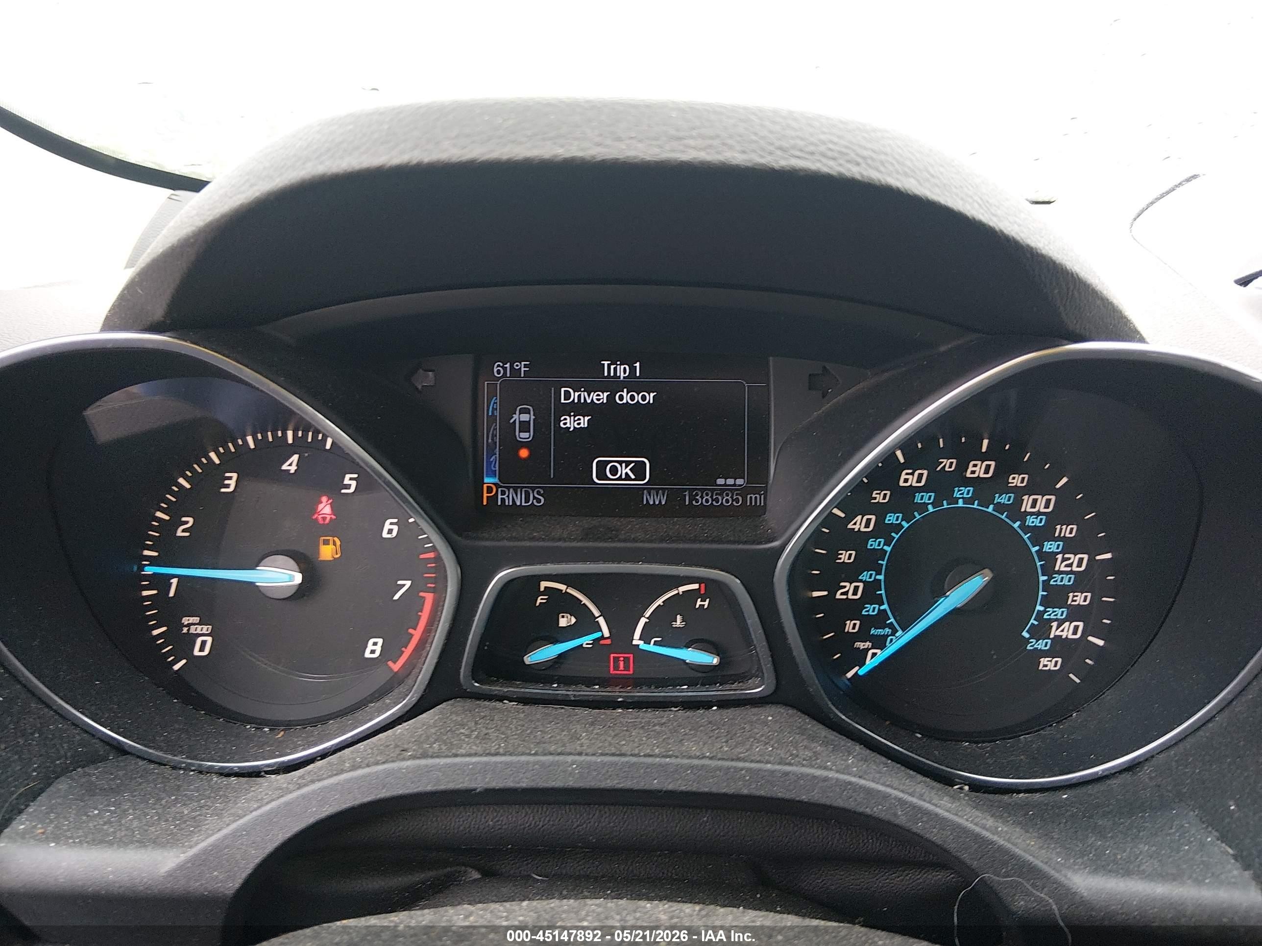 2013 Ford Escape Titanium Green vin: 1FMCU0J94DUC02154