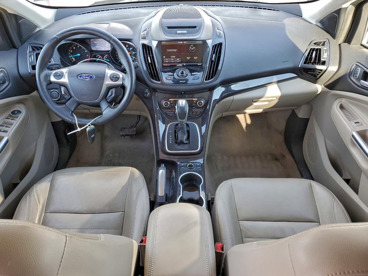 2014 Ford Escape Titanium Red vin: 1FMCU0J94EUA38597