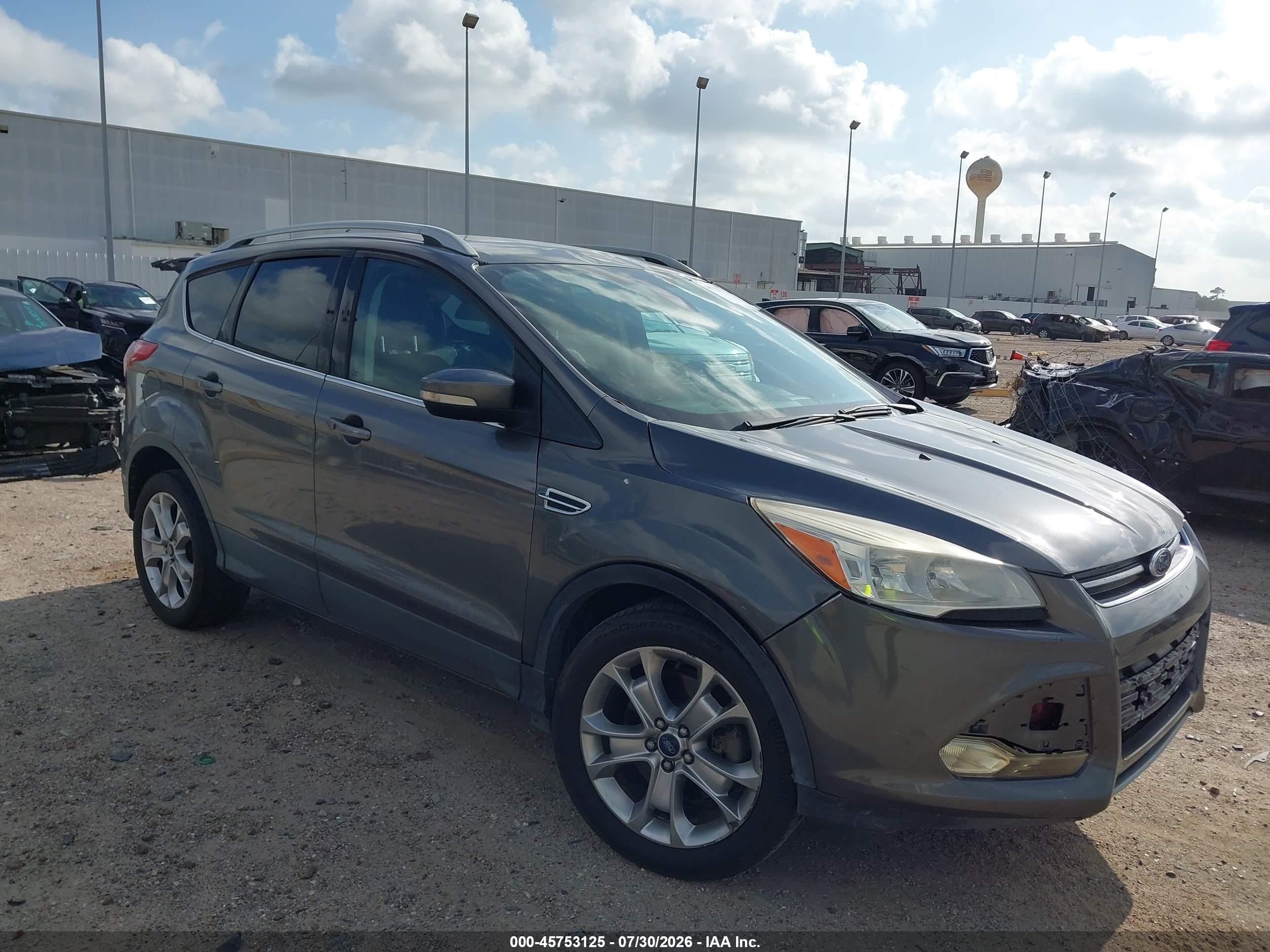 2014 Ford Escape Titanium Gray vin: 1FMCU0J94EUA46604