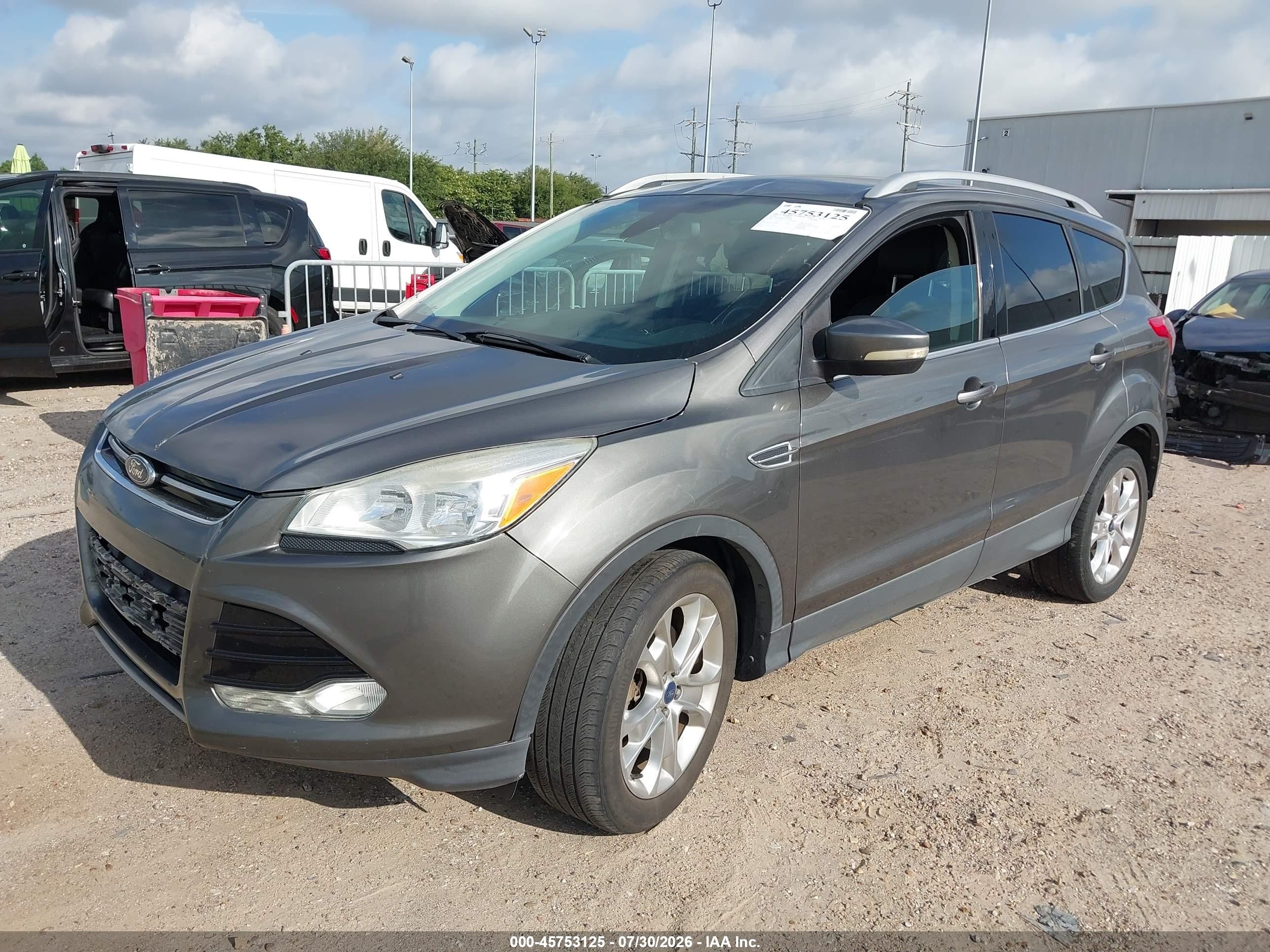2014 Ford Escape Titanium Gray vin: 1FMCU0J94EUA46604