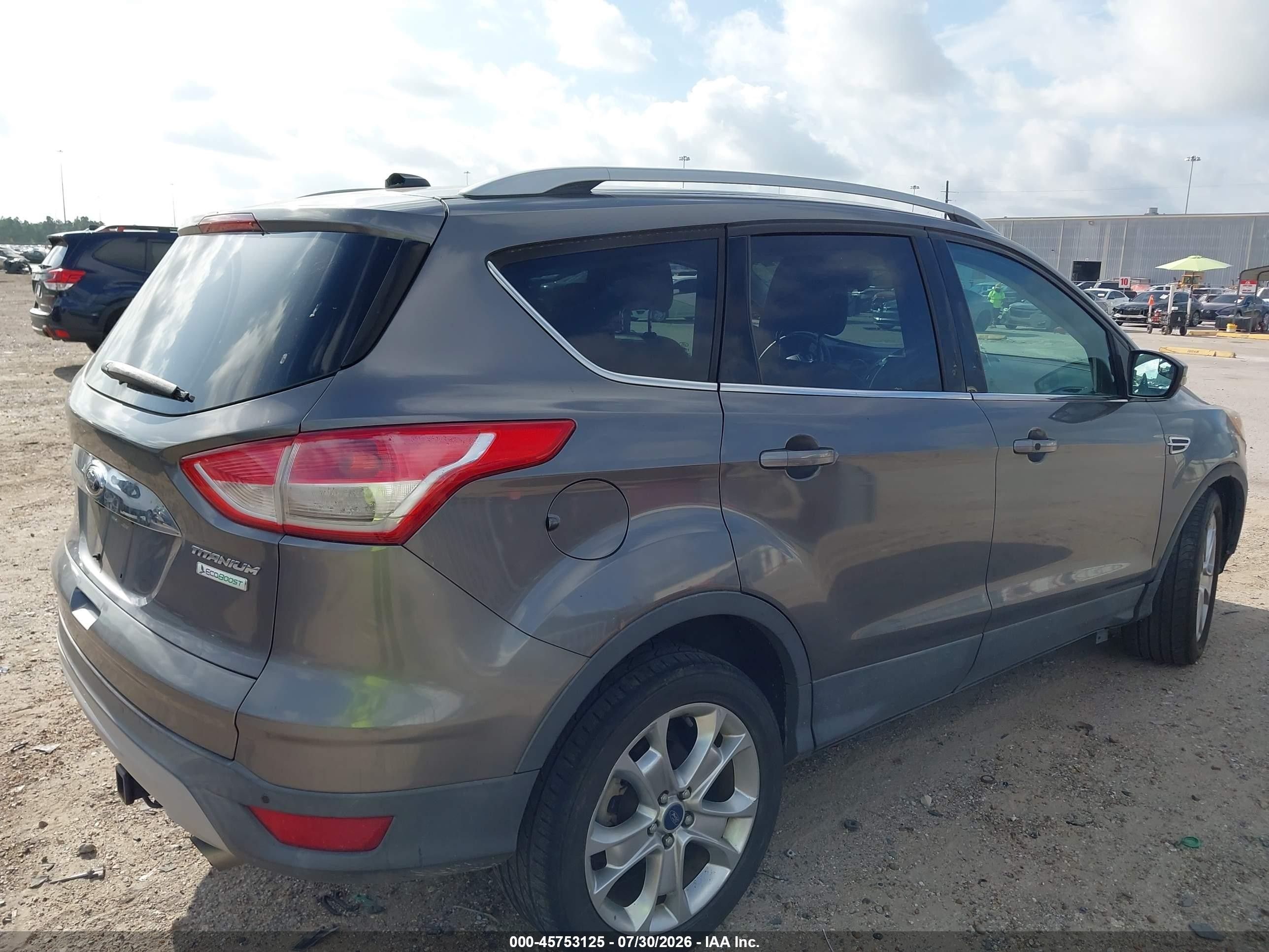 2014 Ford Escape Titanium Gray vin: 1FMCU0J94EUA46604