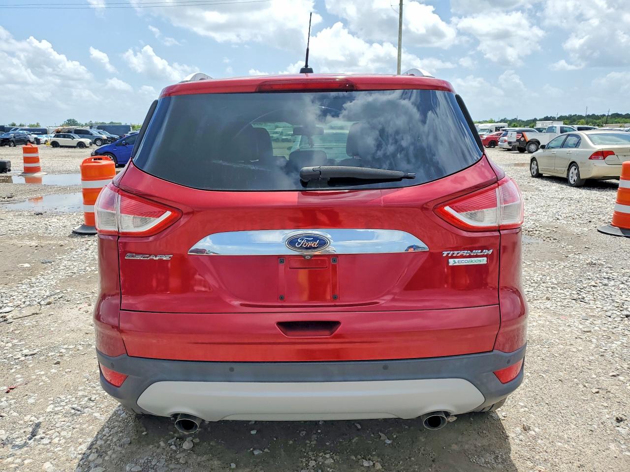 2014 Ford Escape Красный vin: 1FMCU0J94EUA47591