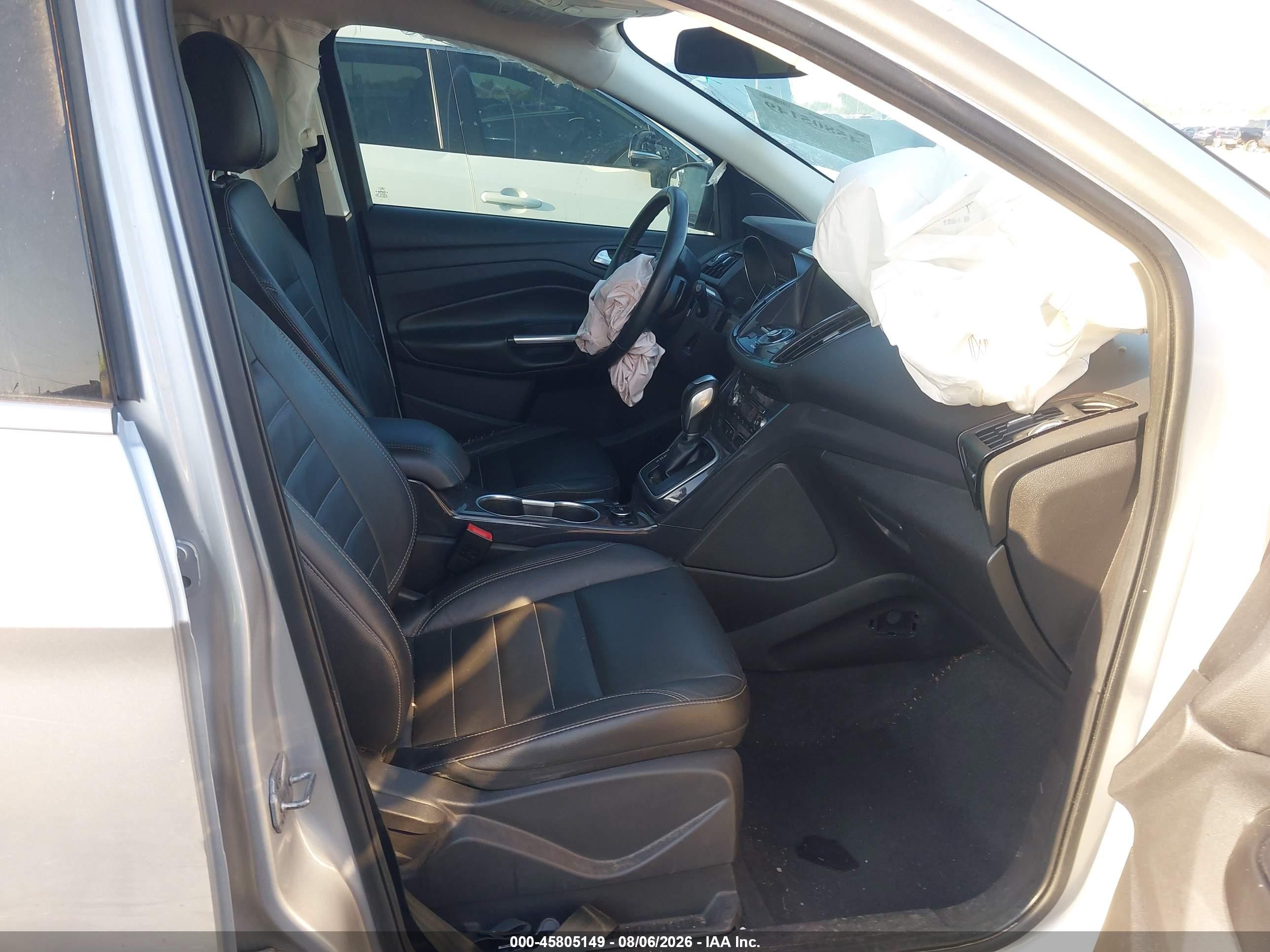 2014 Ford Escape Titanium Silver vin: 1FMCU0J94EUA54749