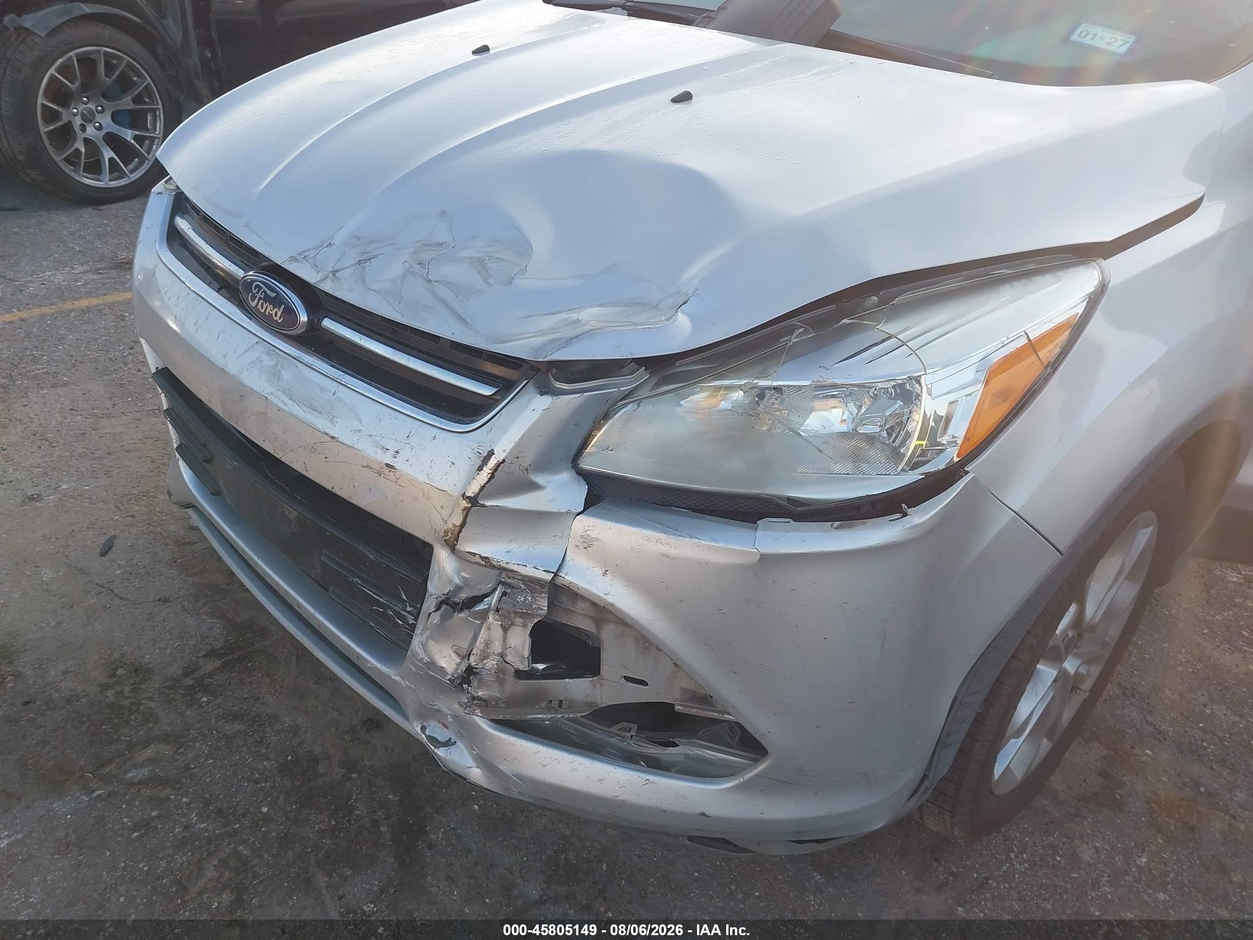 2014 Ford Escape Titanium Silver vin: 1FMCU0J94EUA54749