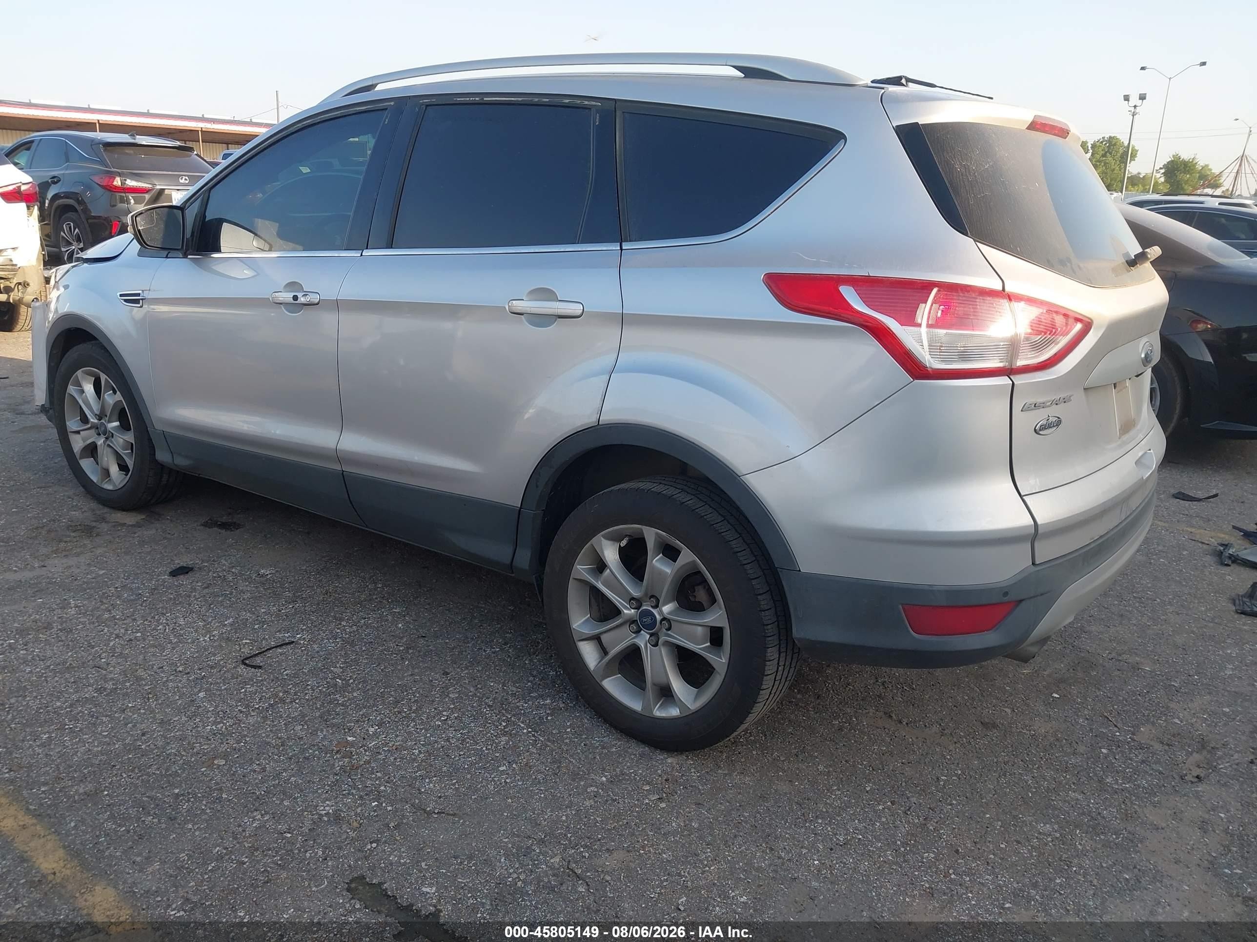 2014 Ford Escape Titanium Silver vin: 1FMCU0J94EUA54749