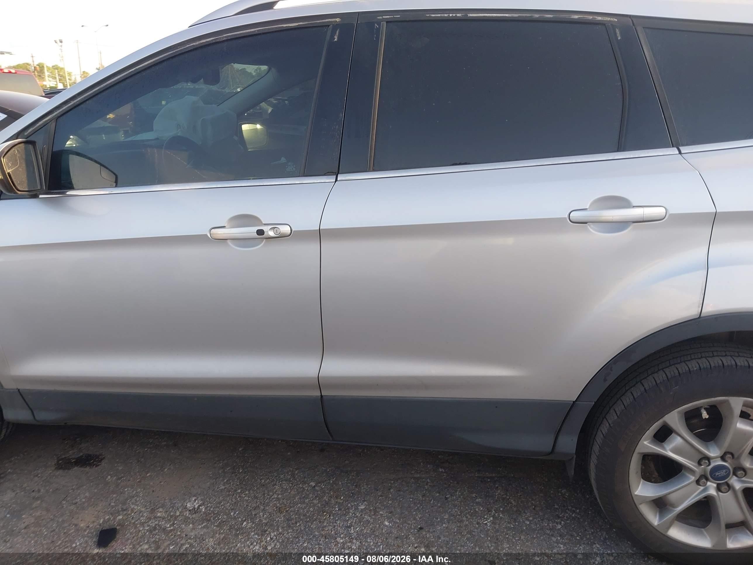 2014 Ford Escape Titanium Silver vin: 1FMCU0J94EUA54749