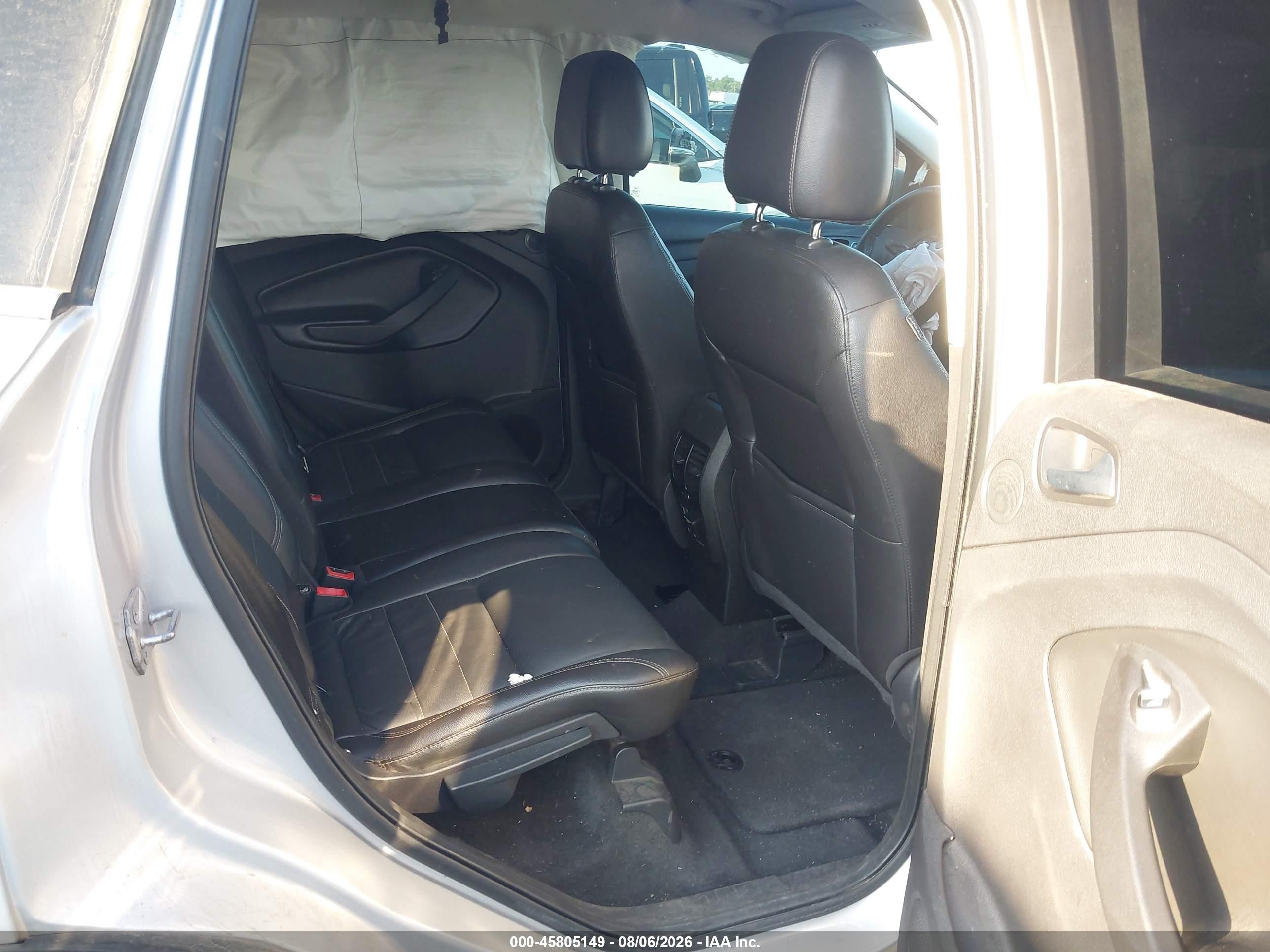 2014 Ford Escape Titanium Silver vin: 1FMCU0J94EUA54749
