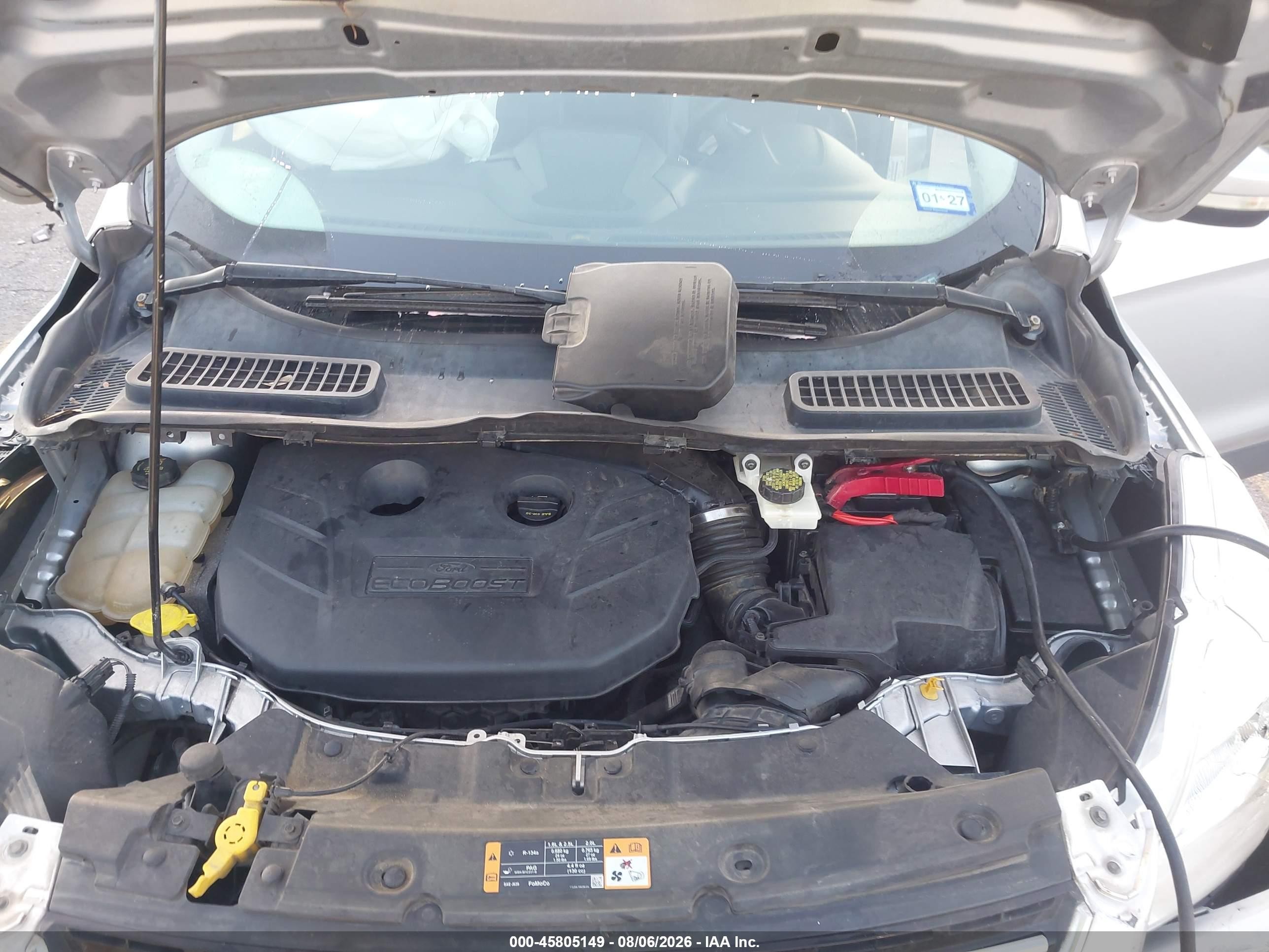 2014 Ford Escape Titanium Silver vin: 1FMCU0J94EUA54749
