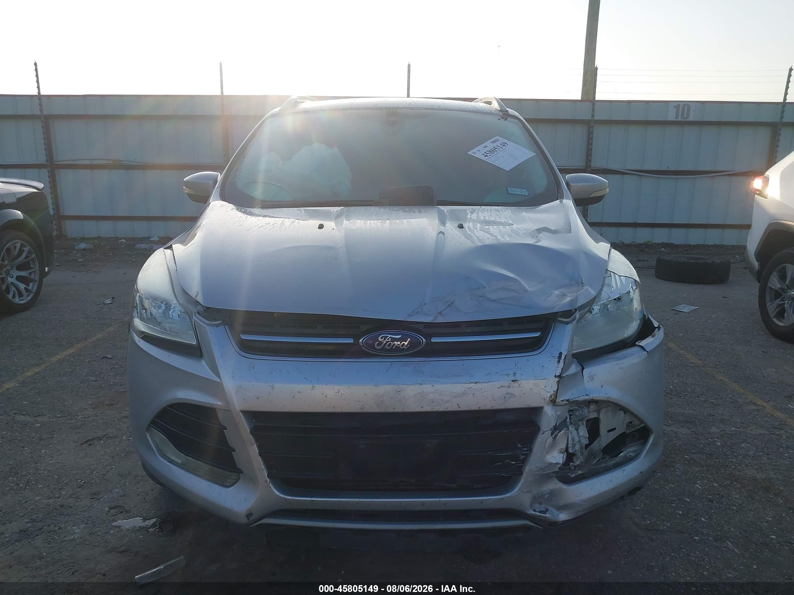 2014 Ford Escape Titanium Silver vin: 1FMCU0J94EUA54749